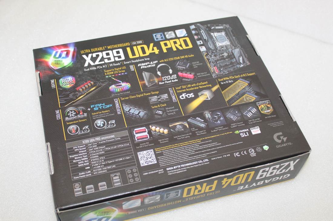 Bios F7c - Motherboard ATX Gigabyte X299 UD4 pro Socket ...